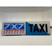 Taxilampe Taxi 7x7